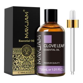 30ml Chamomile Pure Natural Essetial Oils Citronella Geranium Cedarwood Frankincense Eucalyptus Ginger Essential Oil Diffuser (NET WT: 30ml, Color: Clove)