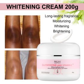 AILKE Vitamin C and Glutathione Skin Care Set, Antioxidant, Improve Rough Skin, Nourishing, Moisturizing Range for Face and Body (Color: Whitening Body Cream)
