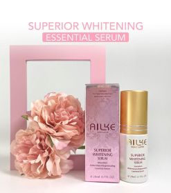 AILKE Lighten Remove Black Spots Facial Skin Care Lotion, Moisturizing Cream Body Glutathion Vitamin C Dark Skin Face New Range (Color: 20ML SERUM)