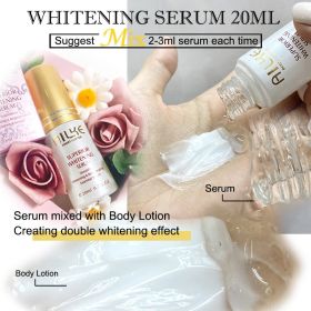 AILKE Whitening Moisturizing Anti-Freckle Body Lotion, Suitable For Face And Body, Glutathione Korean Women's Skin Care Products (Color: 20nl whitening serum)