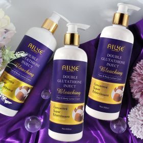 AILKE Whitening And Moisturizing Body Lotion, With Glutathione, Collagen, Vitamin C, For Face And Body Korean Skin Care Products (Color: 3pack Glutathione)