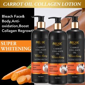 AILKE Super Bleaching Body Lotion,Black Spot Corrector,Use For Face And Body,Suitable For Black Skin,Korean Whitening Skin Care (Color: 3pack collagen)